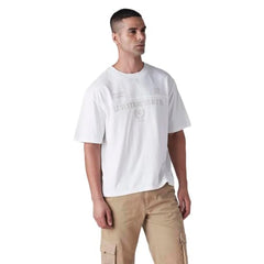 Levi's Men's Typography Printed Regular Fit Jersey T-Shirt White