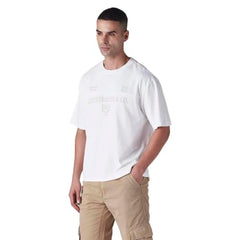 Levi's Men's Typography Printed Regular Fit Jersey T-Shirt White