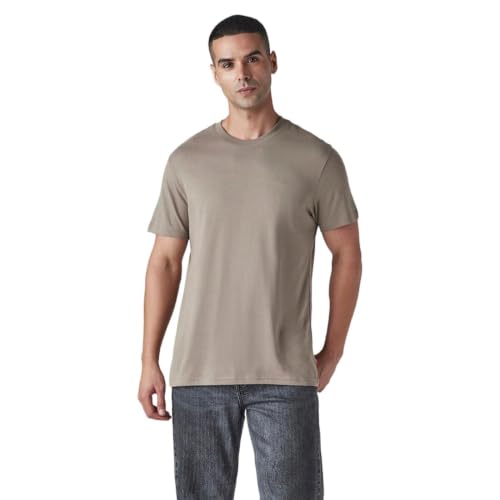 Levi's Men's Solid Slim Fit T-Shirt Grey