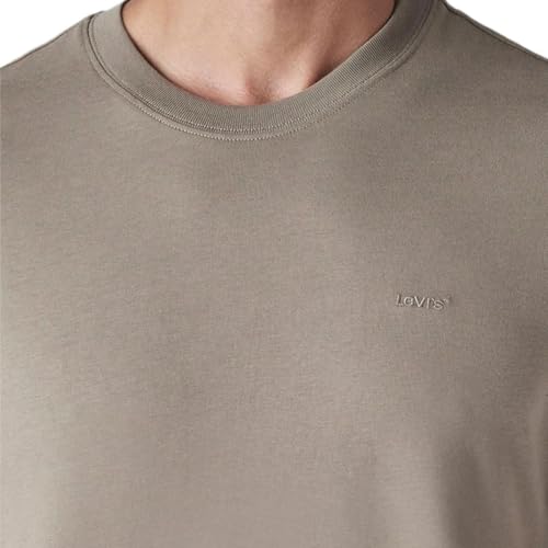 Levi's Men's Solid Slim Fit T-Shirt Grey
