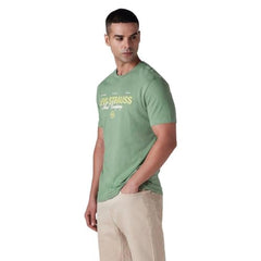 Levi's Men's Typography Printed Slim Fit Jersey T-Shirt Green