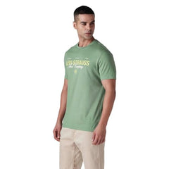 Levi's Men's Typography Printed Slim Fit Jersey T-Shirt Green