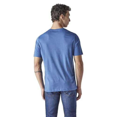 Levi's Men's Solid Regular Fit Jersey T-Shirt Blue