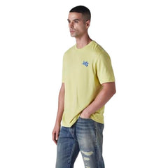 Levi's Men's Solid Regular Fit Jersey T-Shirt Yellow