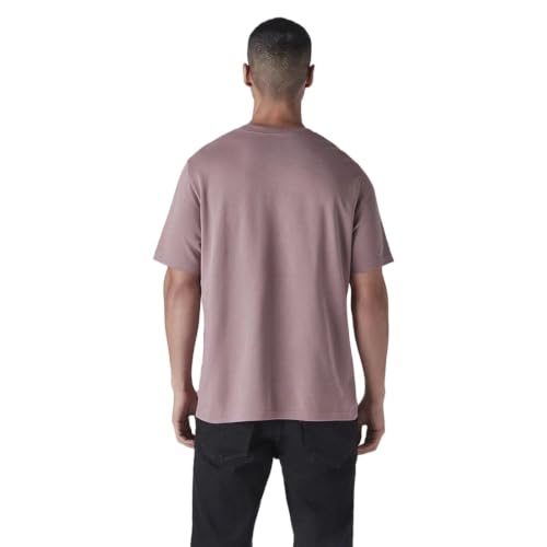 Levi's Men's Logo Printed Regular Fit Interlock T-Shirt Light-Brown