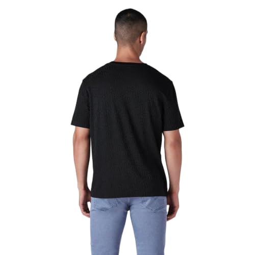 Levi's Men's Textured Regular Fit T-Shirt Black