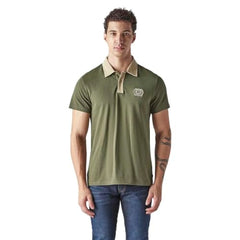 Levi's Men's Colorblock Olive Loose Fit Pique Polo T-Shirt