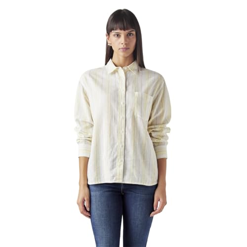 Women's Striped Relaxed Fit Linen Shirt