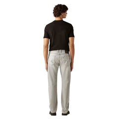 Men's 505 Light-Grey Straight Fit Mid Rise Jeans