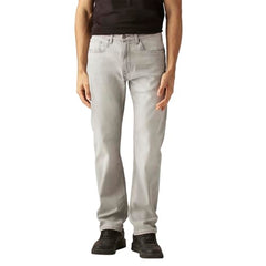 Men's 505 Light-Grey Straight Fit Mid Rise Jeans