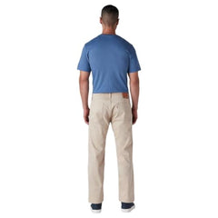 Levi's Men's 505 Beige Straight Fit Mid Rise Overdyed Jeans