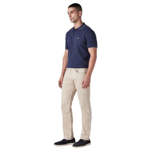 Levi's Men's 511 Beige Slim Fit Mid Rise Overdyed Jeans