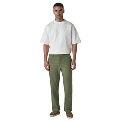 Levi's Men's Olive Authentic Relaxed Fit Mid Rise Chinos