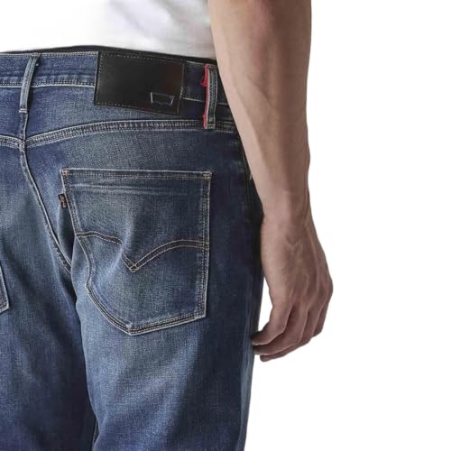 Levi's Men's 511 Indigo Slim Fit Mid Rise Redloop Jeans