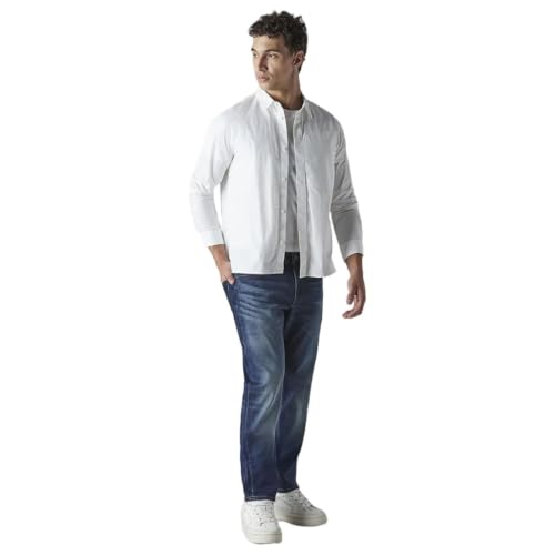 Levi's Men's 511 Indigo Slim Fit Mid Rise Redloop Jeans