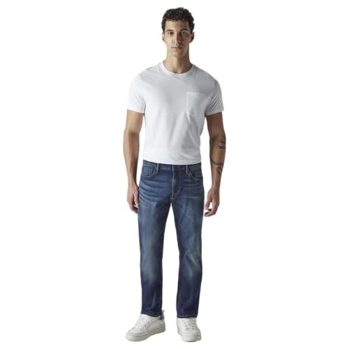 Levi's Men's 511 Indigo Slim Fit Mid Rise Redloop Jeans