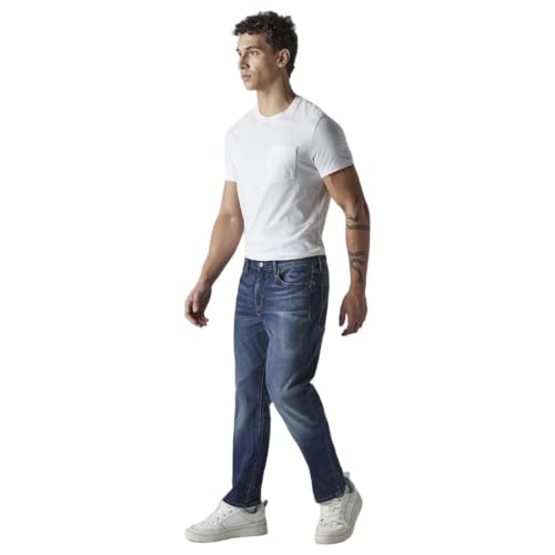 Levi's Men's 511 Indigo Slim Fit Mid Rise Redloop Jeans