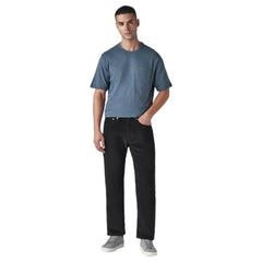 Levi's Men's Black Authentic Relaxed Straight Fit Mid Rise Corduroy Chinos