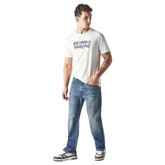 Levi's Men's 555 Indigo Relaxed Straight Fit Mid Rise Jeans