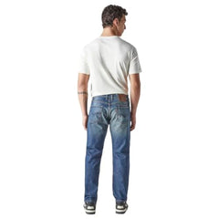 Levi's Men's 555 Indigo Relaxed Straight Fit Mid Rise Jeans