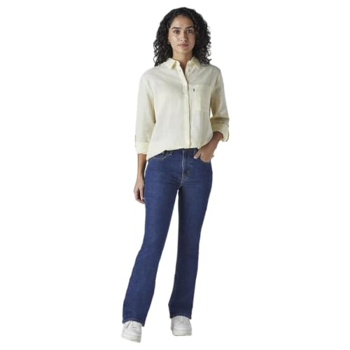 Levi's Women's 725 Blue Bootcut Fit High Rise Jeans