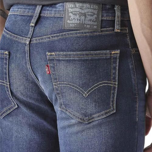 Levi's Men's 511 Indigo Slim Fit Mid Rise Jeans