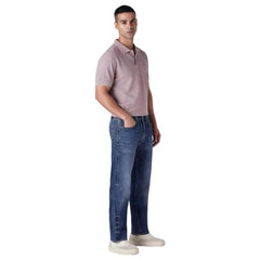 Levi's Men's 505 Blue Straight Fit Mid Rise Commuter Jeans