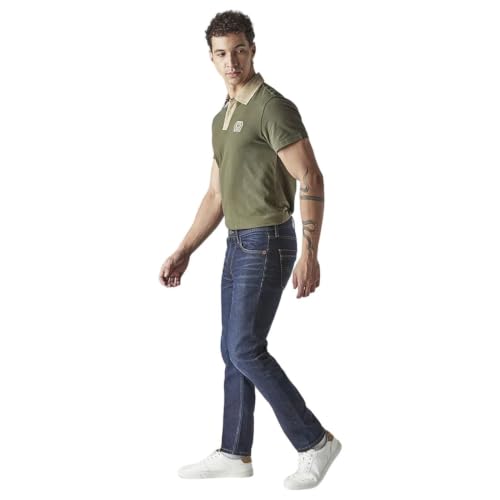 Levi's Men's 511 Indigo Slim Fit Mid Rise Jeans