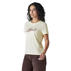 Levi's Women's Logo Printed Slim Fit T-Shirt