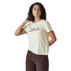 Levi's Women's Logo Printed Slim Fit T-Shirt