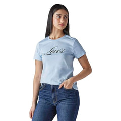 Levi's Women's Logo Printed Slim Fit T-Shirt