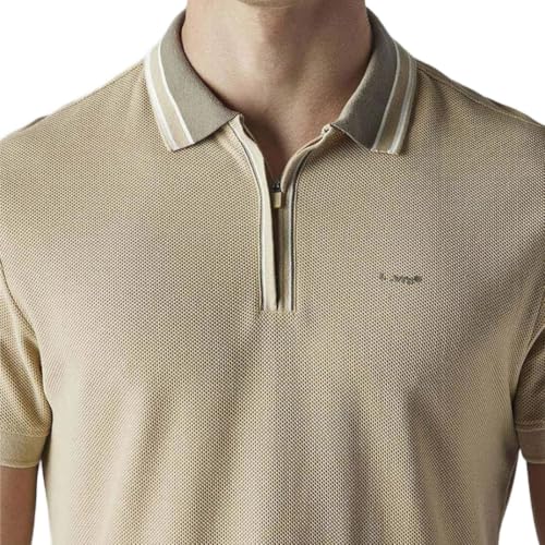 Levi's Mens Solid Beige Raglan Sleeve Shirt