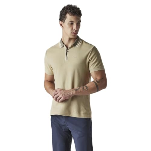 Levi's Mens Solid Beige Raglan Sleeve Shirt