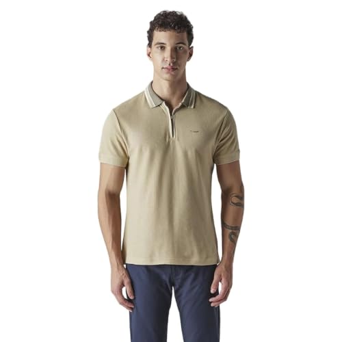 Levi's Mens Solid Beige Raglan Sleeve Shirt