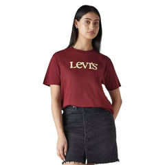 Levi's Women's Logo Printed Relaxed Fit T-Shirt