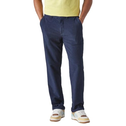 Levi's Men's Dark-Blue Authentic Relaxed Fit Mid Rise Corduroy Chinos