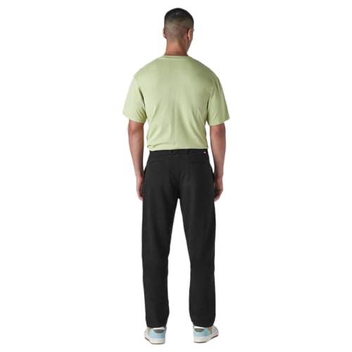 Levi's Men's Black Authentic Relaxed Straight Fit Mid Rise Corduroy Chinos