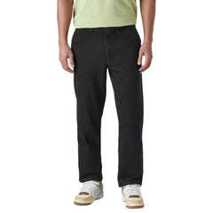 Levi's Men's Black Authentic Relaxed Straight Fit Mid Rise Corduroy Chinos