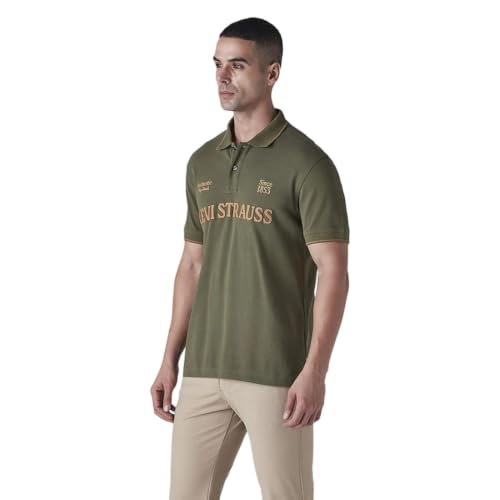 Levi's Mens Applique Olive Raglan Sleeve Shirt