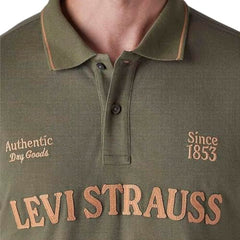 Levi's Mens Applique Olive Raglan Sleeve Shirt