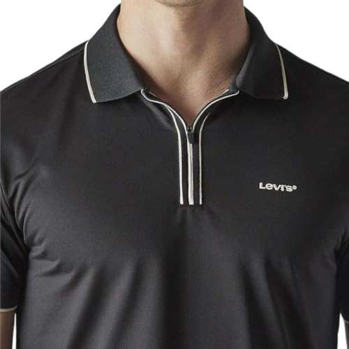 Levi's Mens Solid Black Raglan Sleeve Shirt