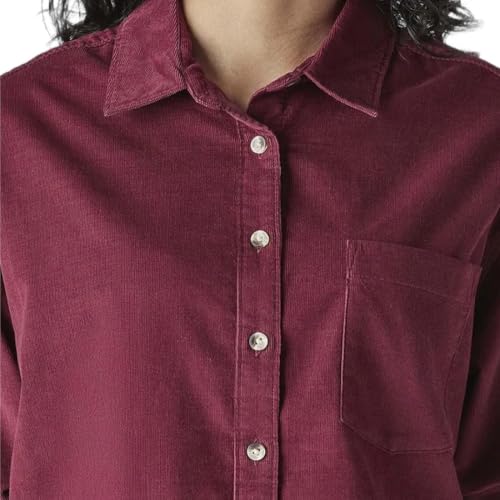 Levi's Women's Solid Relaxed Fit Corduroy Shirt
