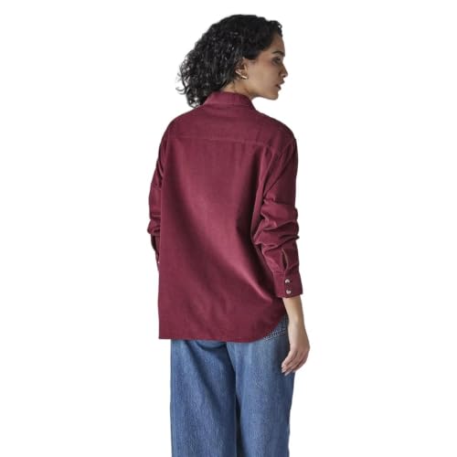 Levi's Women's Solid Relaxed Fit Corduroy Shirt