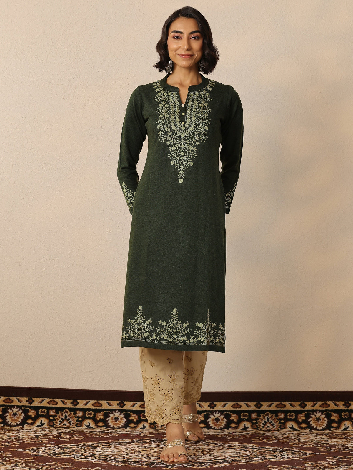 LIBAS LADIES WESTERN W KURTI 1PCS 58300W OLIVE