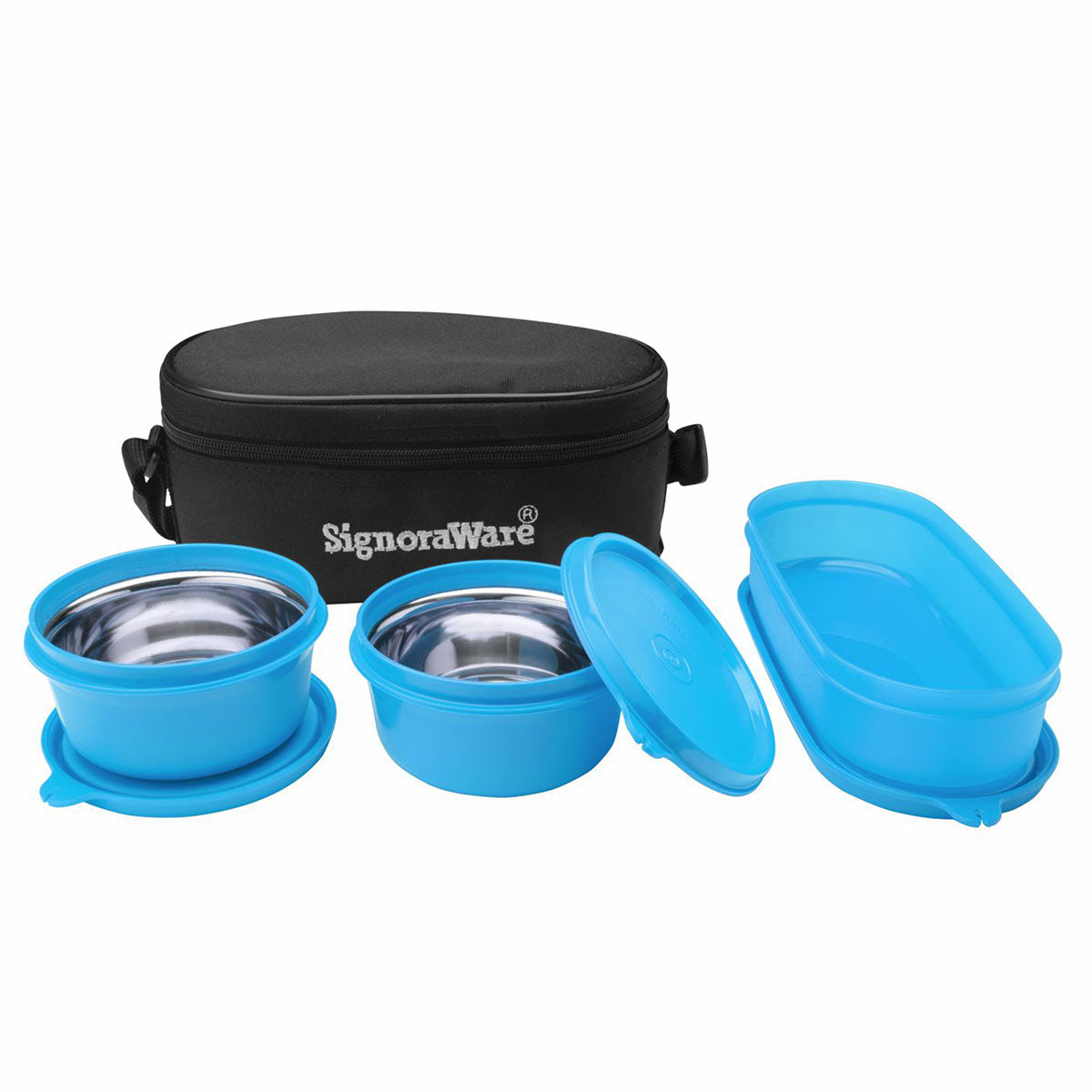 Monarch Double Decker Steel Lunch Box