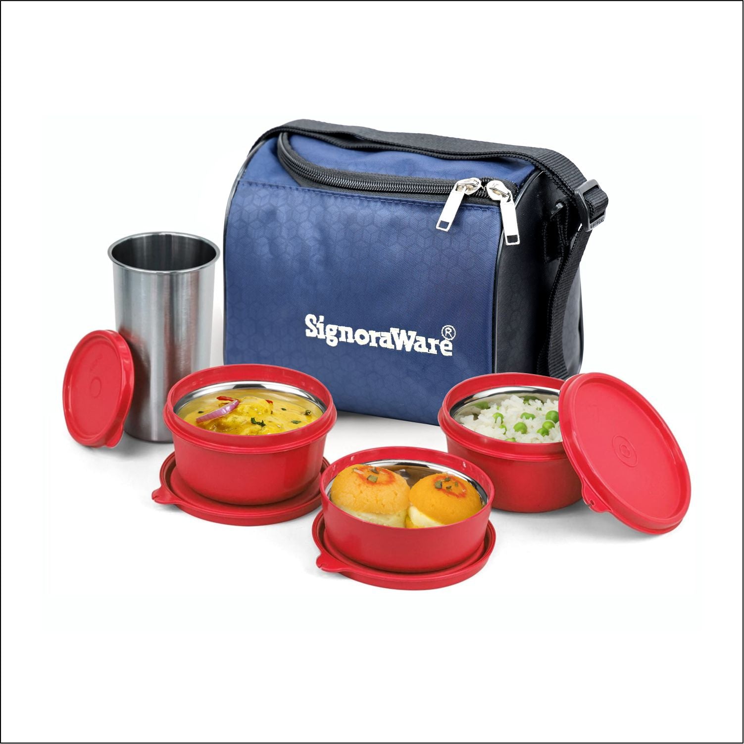 Monarch Best Steel Lunch Box