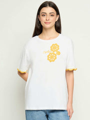 Madame Ladies Western Top H/S M5S11277 040 White