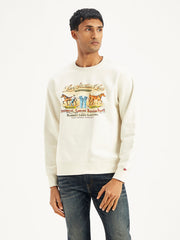 Men'S Graphic Print Slim Fit Sweatshirt