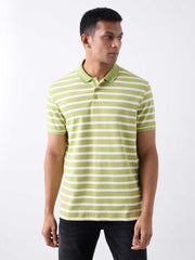 Spykar Mens T-Shirt H/S Mktfp1Be160 Lettuce Green