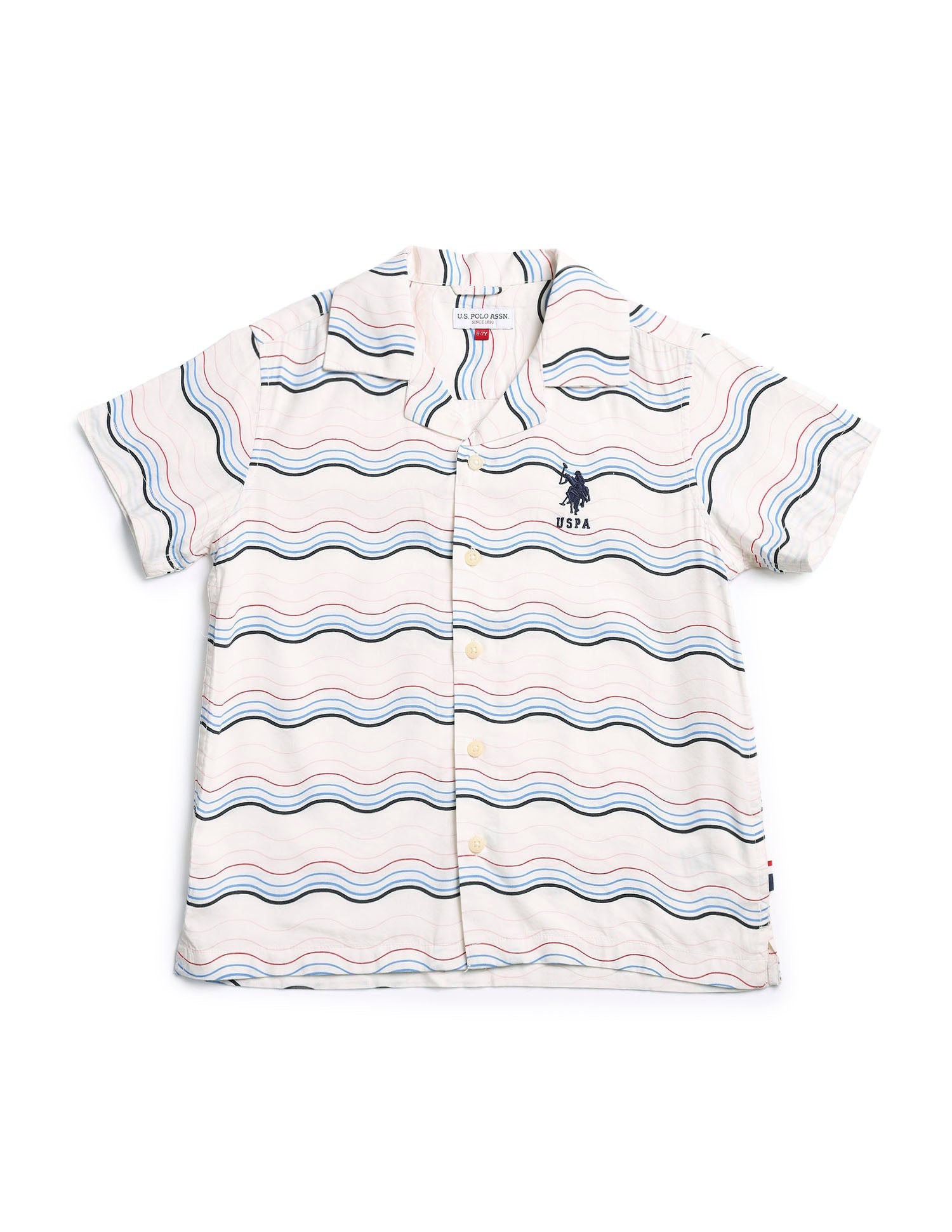 U.S.POLO KIDS BOYS SHIRT H/S UKSHT1372